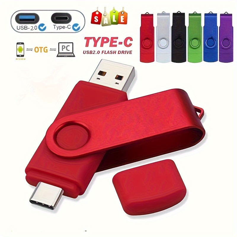 

512mb 1pc Usb 2.0 Type C Otg Flash Drive - High Speed 2-in-1 Pen Drive