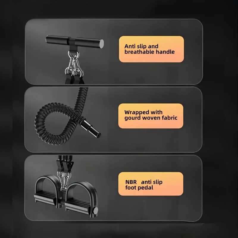 Multifunctional Pedal Puller, Adjustable Tensioner For Body Stretching, Fitness Exercise, Strength Training