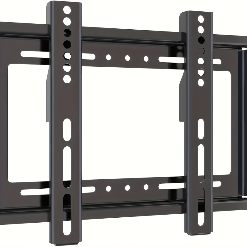 

1pc Ultra-thin Steel Tv Wall Mount Bracket, Fixed Installation, Space-saving Design, Compatible With 26-60 Inch Monitors And Tvs, -to-wall Installation, No Battery Required