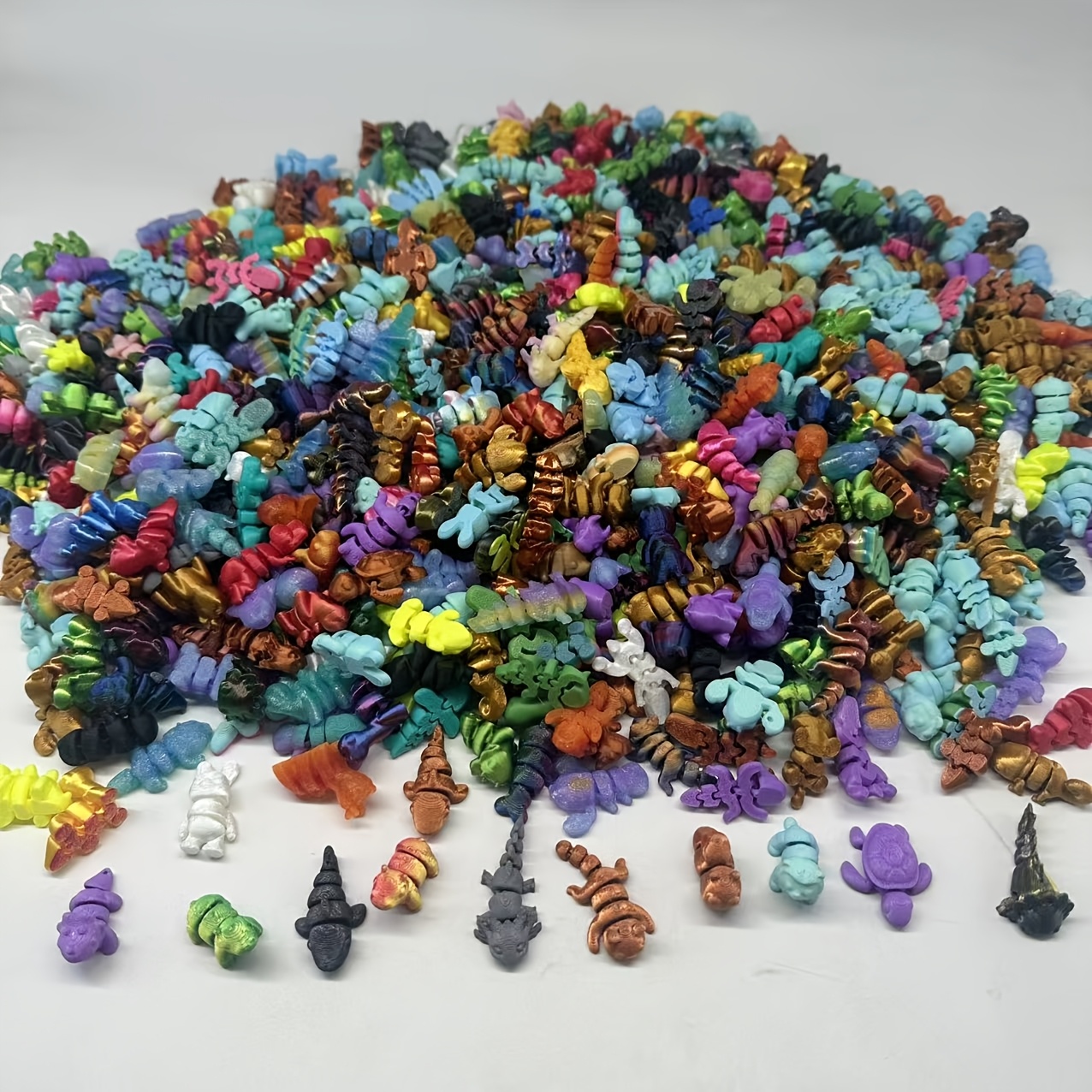 52pcs Random Colors Animal Kingdom Toy Figure Playsets