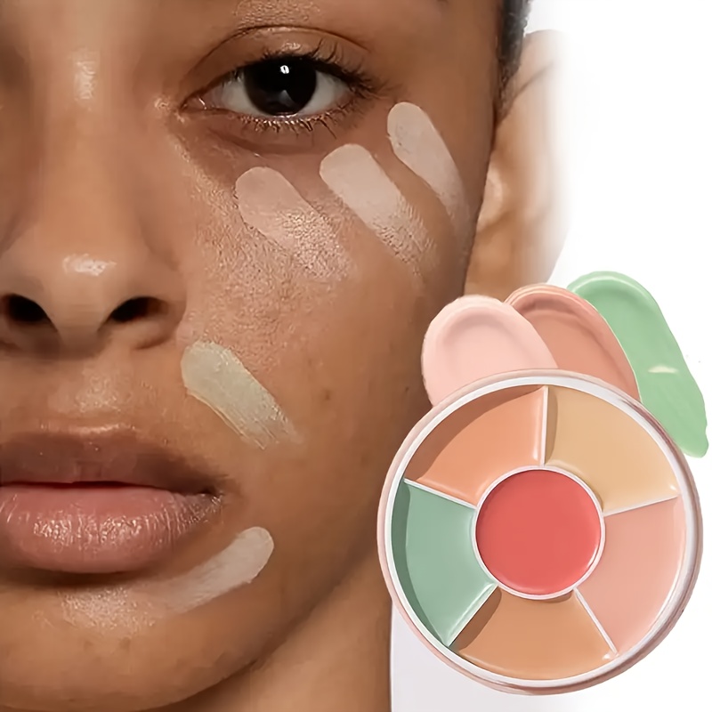 6-in-1 Color Concealer Palette for Dark Circles & Redness