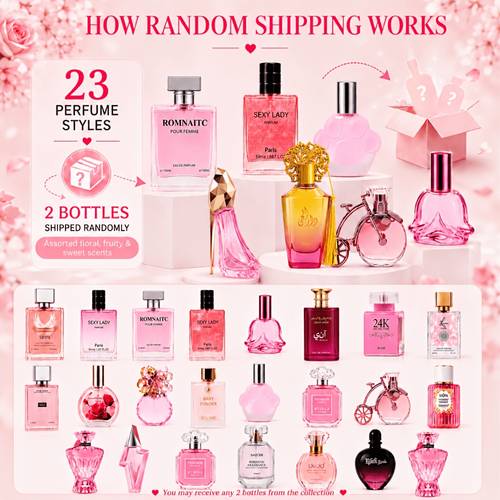 23 types de parfum (livraison aléatoire) 2 flacons | | floral | surprise déballage aléatoire, parfum et élégant, divers flacons en verre de luxe pour quotidiens, différents fruits , un cadeau danniversaire pour votre