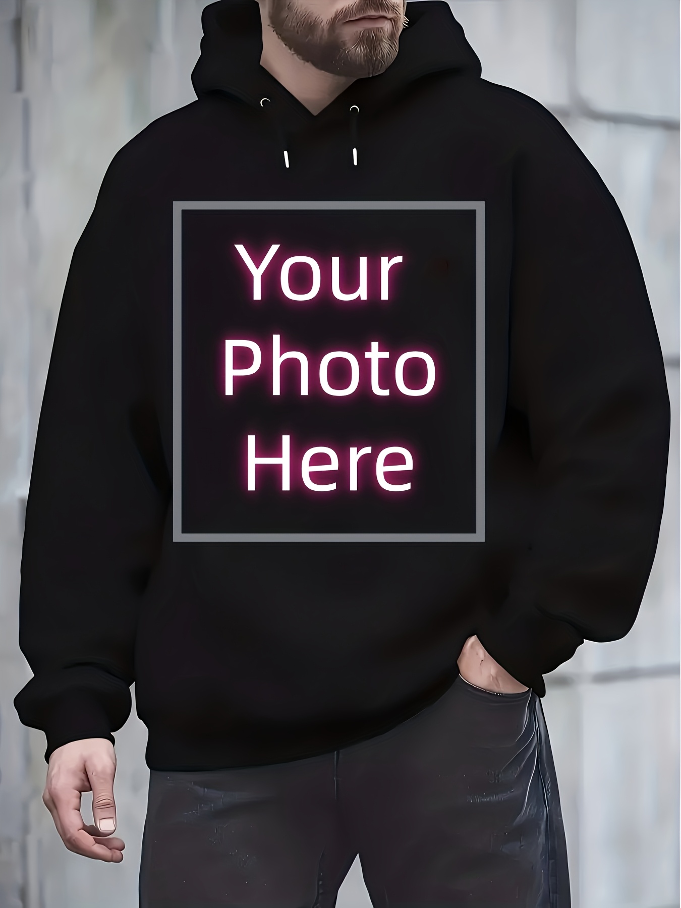 personalized hoodie sold on Temu Canada