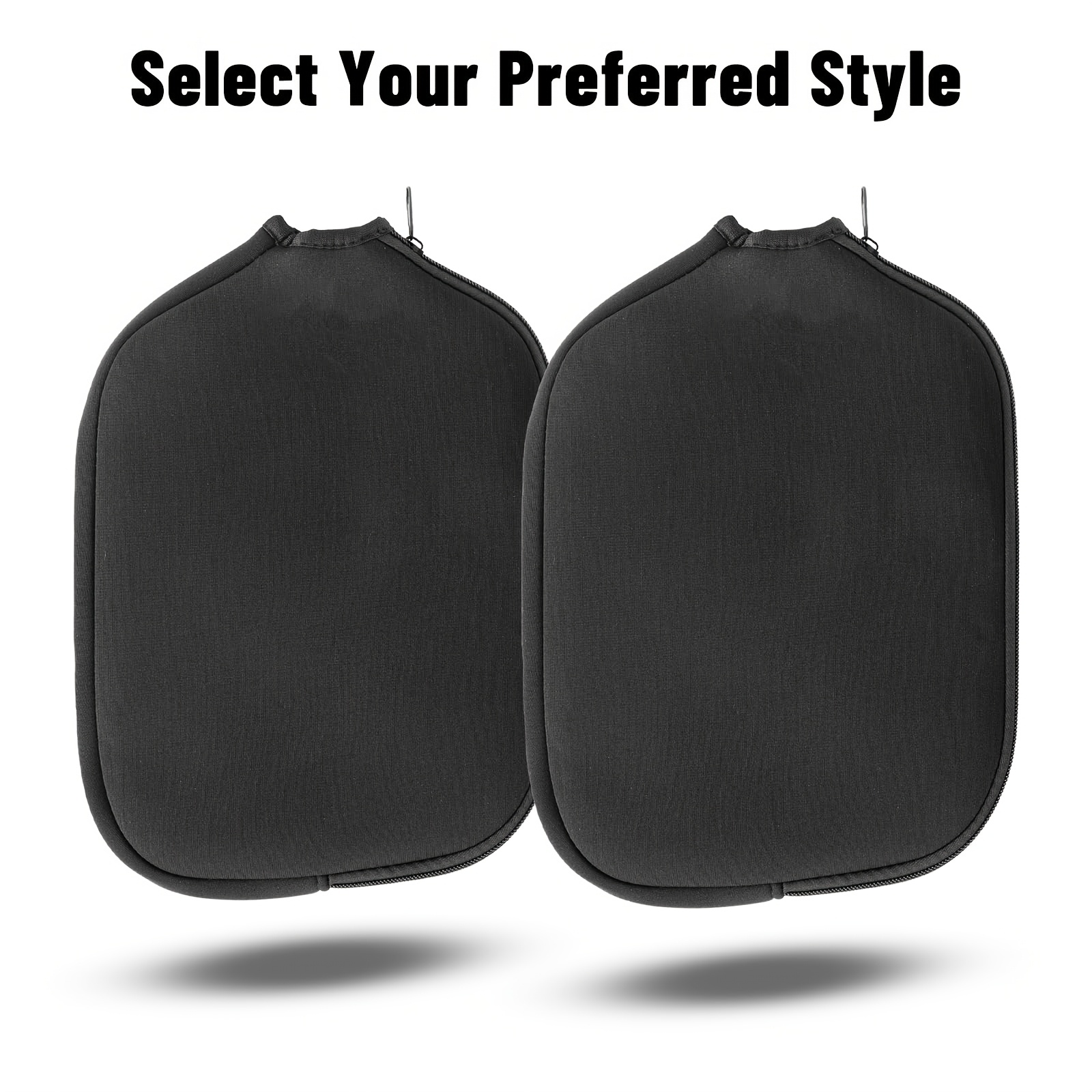 TEMU 2pcs Pickleball Paddle Covers, Universal Size Racket Storage Bags, Compatible With Most Usapa Standard And Extended Pickleball Paddle Brands,