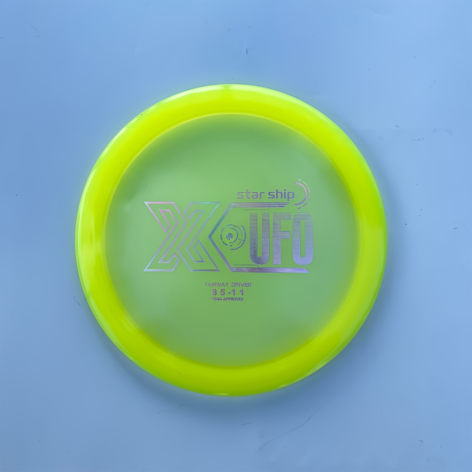 

Approved Disc Golf Driver - Vibrant Yellow, Tpu Material, For Beginners & Pros, 1pc, Golf | Vibrant Yellow Disc | Flexible Disc Golf, Golf Accessories