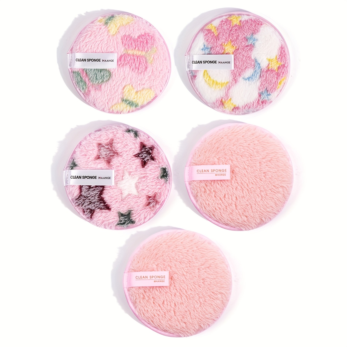 E-shop 5 Stk./10 Stk. MAANGE Wiederverwendbare Make-up Entferner Pads | Weich & Bequem, Reisefreundliche, Leichte Gesichtsreinigungswerkzeuge, Unisex