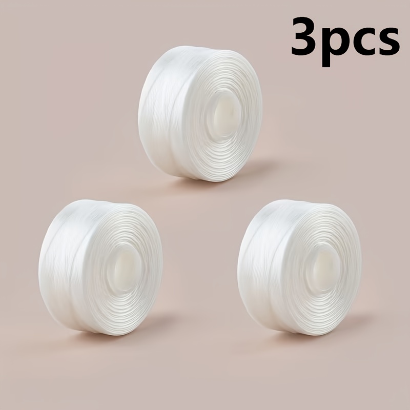 TEMU 3 pezzi di filo per perline in nylon - Cordino non elasticizzato per creazione di gioielli, orecchini a , collane, braccialetti - Forniture per