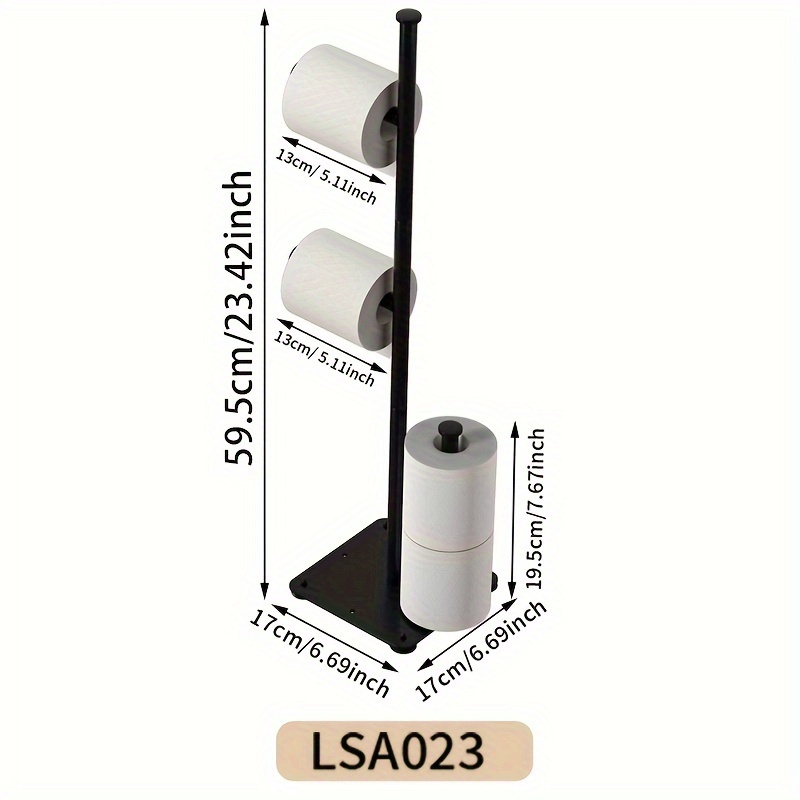 Toilet Paper Storage Rack Freestanding Toilet Paper Holder - Temu New ...