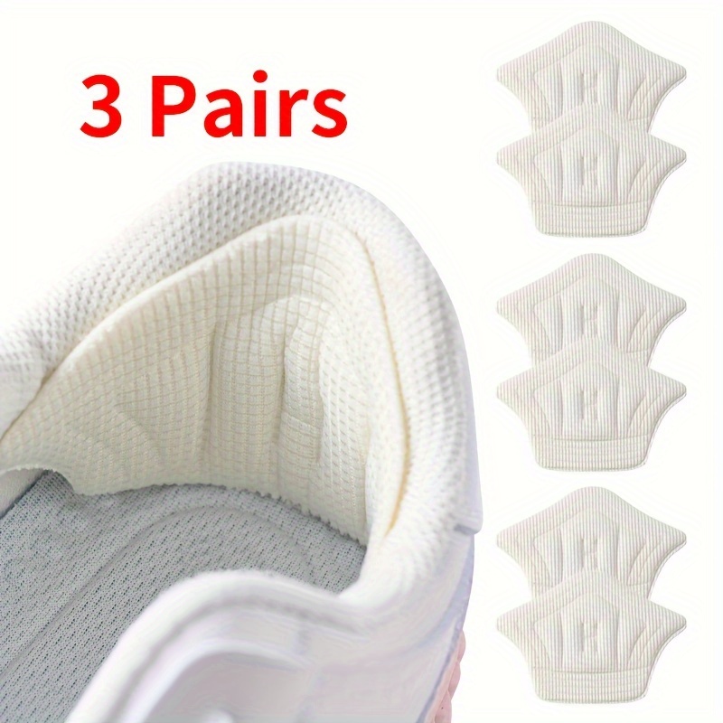 

3pairs Anti-wear Heel Pads For Sneakers & Skate Shoes, Women & Men