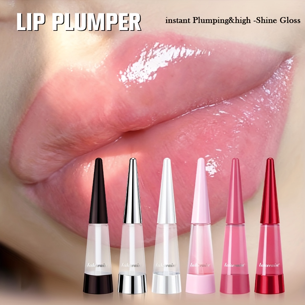 lip plumping lip oil     lips   and sticky long lasting hydration and moisture easy to apply suitable for   types 7g 0 12oz a must have in your makeup bag glossy lipstick effect moisturizing lip oil