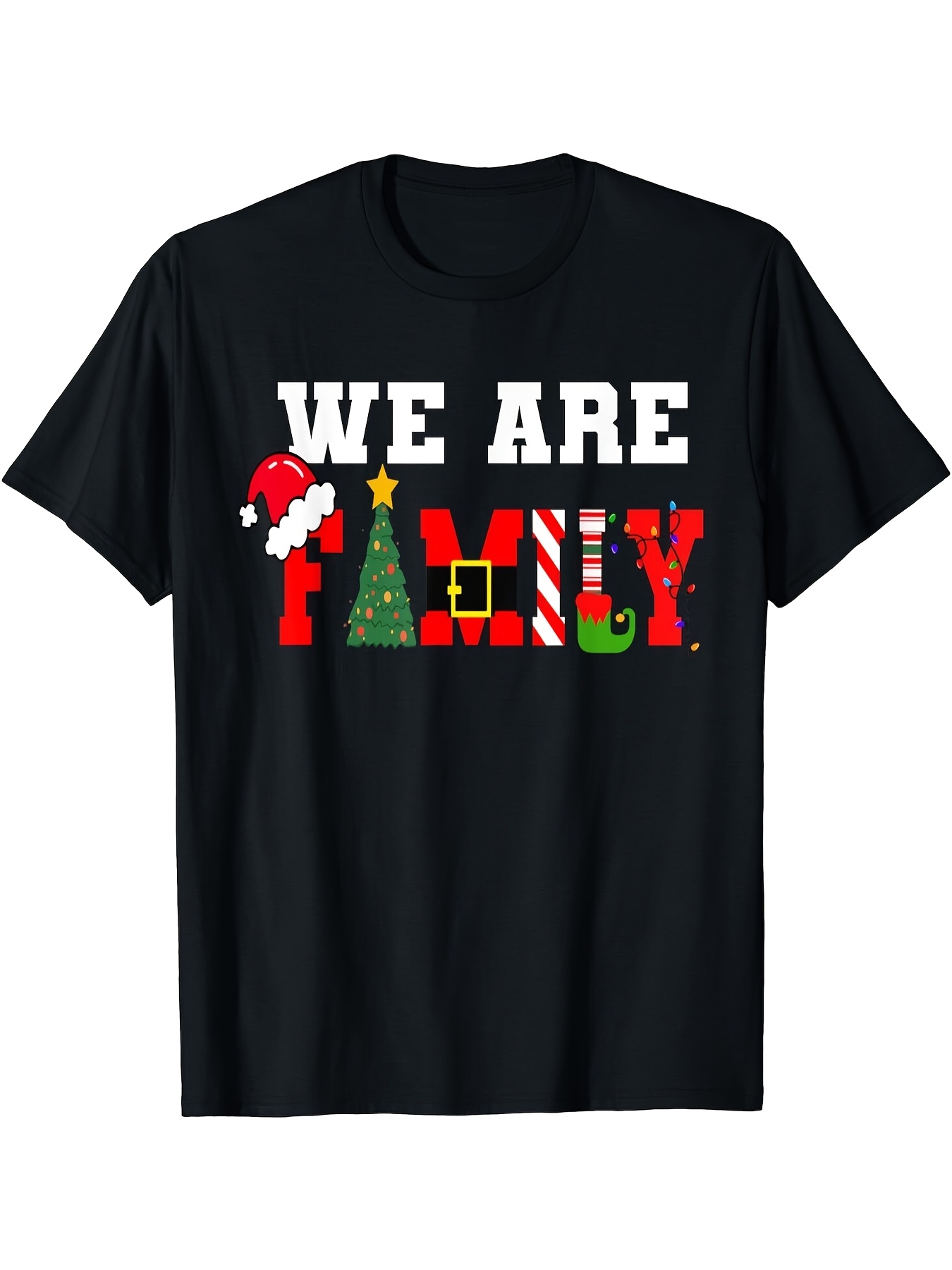AMWIPE Christmas Shirts Women Merry Tshirt Funny Graphic Tee