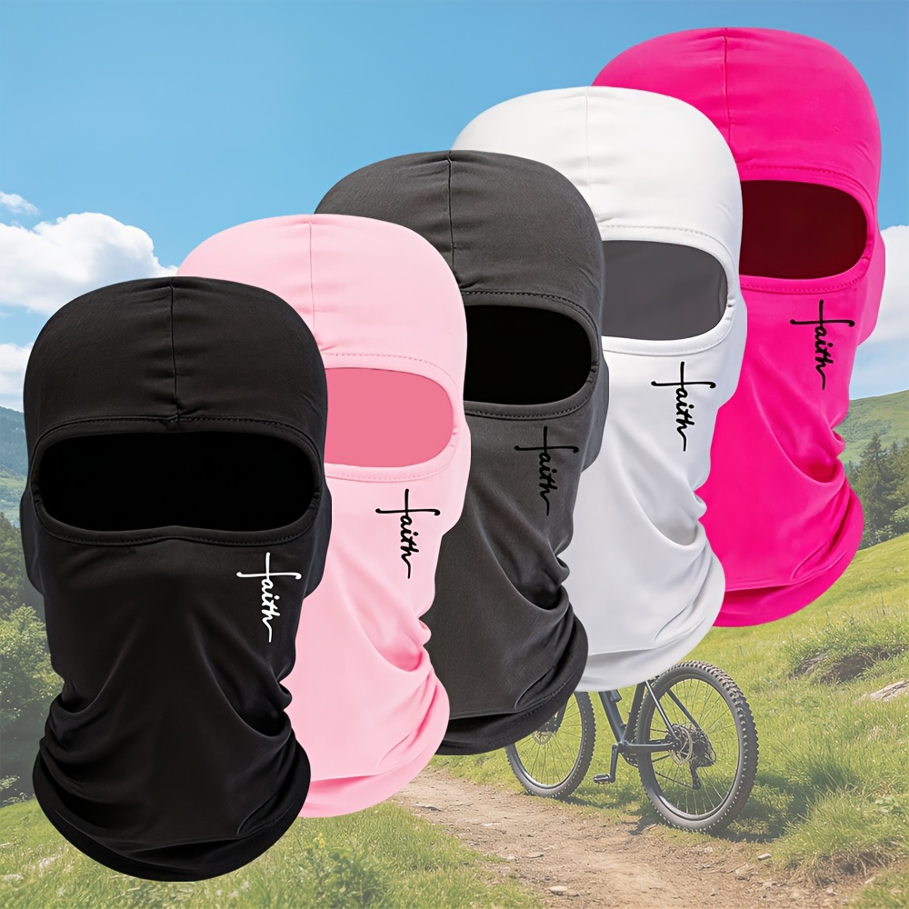2pcs 1pc balaclava hood mask unisex breathable face mask made of premium fabric breathable neck gaiter multifunctional scarf for men and women