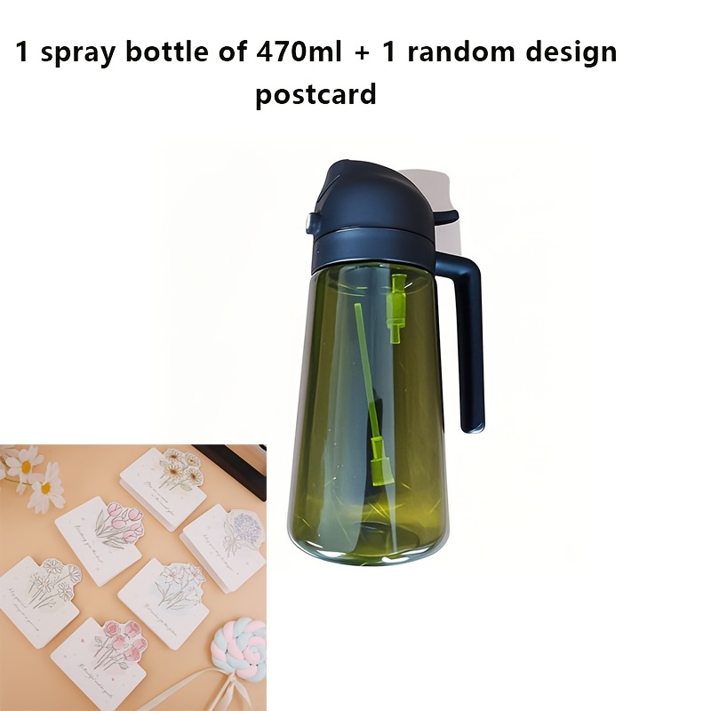 TEMU Color 2-in-1 Multi-functional Oil Spray Bottle, With 1 Random Style Postcard, Father's Day, Beer Festival Bbq Tools, Halloween