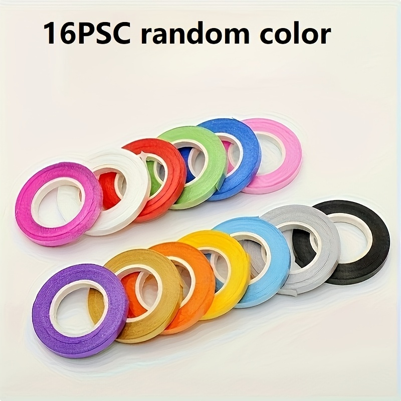 TEMU 16pcs Colorful Ribbon Set In Random Colors - Multi-functional Bright Bow, Suitable For Gift Packaging, Holiday Decoration, Wedding, Christmas,