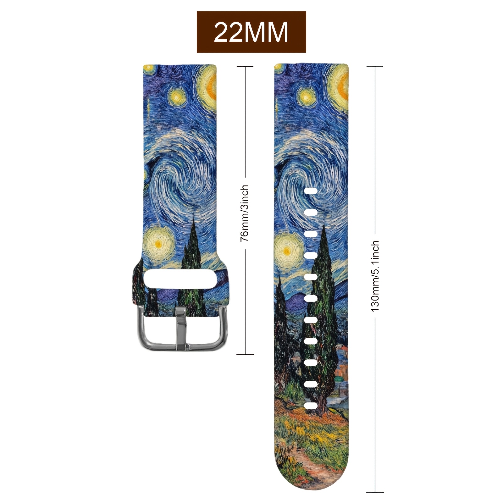 TEMU Correas elegantes para Galaxy Watch, correa colorida para Samsung Galaxy Watch, correa de fantasía para Samsung , resistente , de cierre de ,