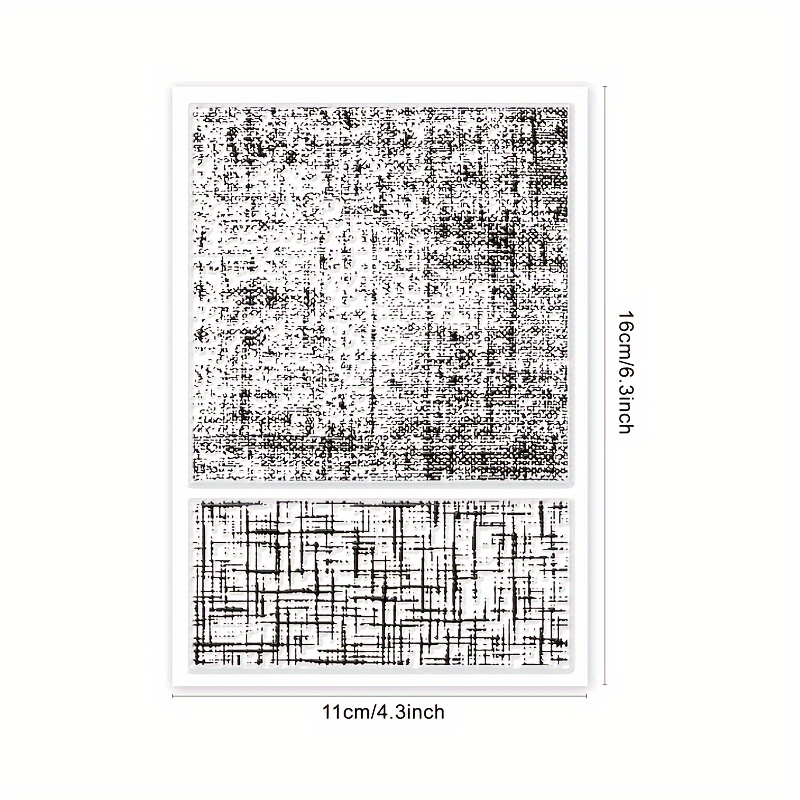 1pc Background Transparent Stamp Cloth Frame Background Stamp For Card Making Scrapbooking Painting Tools