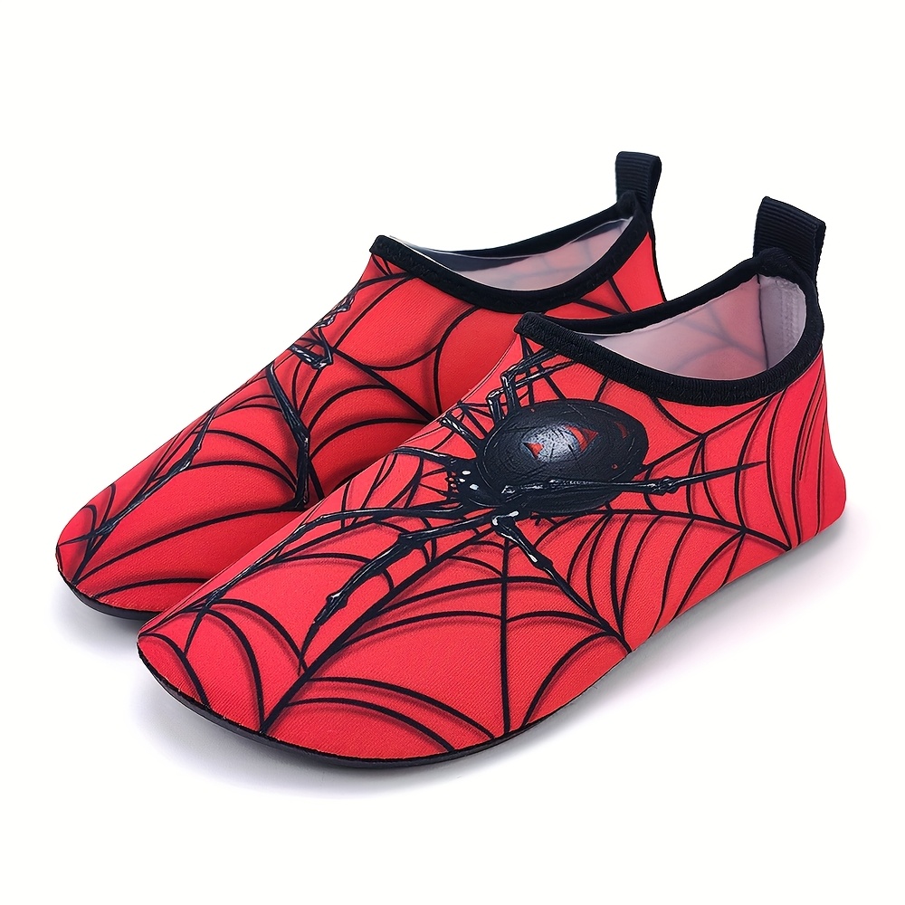Image of Blue Red Spider For Boys Toddler Shoes Shoes Beach Holiday Swimming Girls' Socks Shoes Little Kid Swim Surf Summer Cartoon Soft Sole Water Sports Children