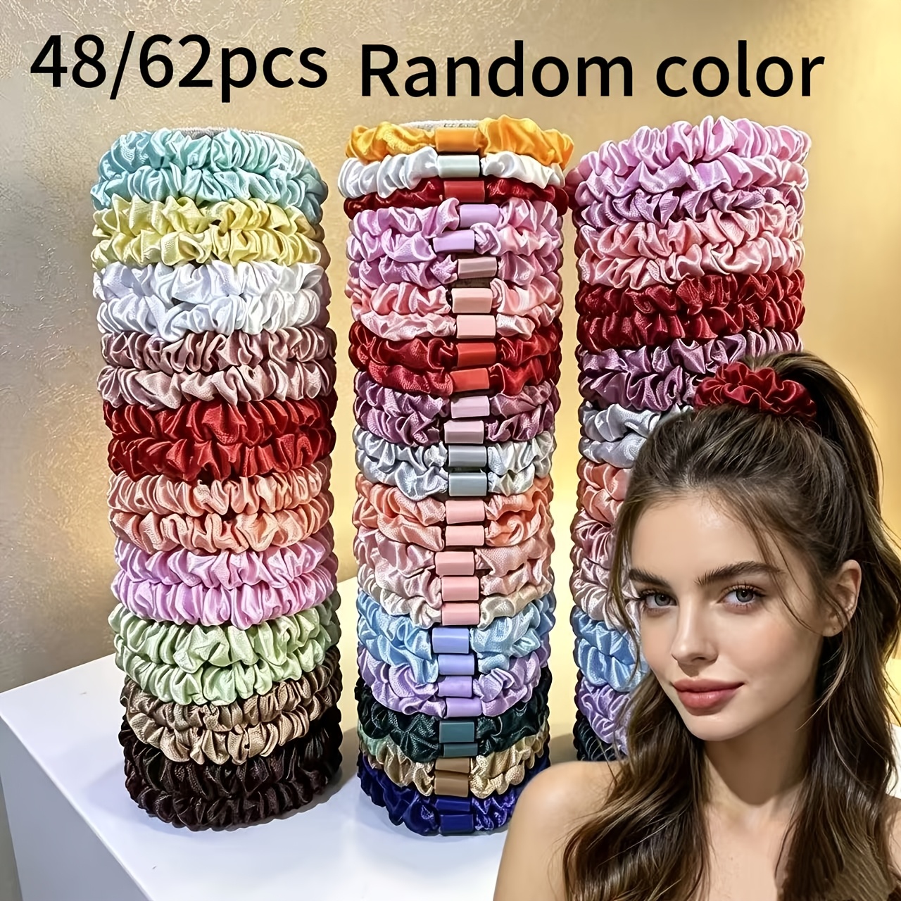48pcs Stylish Hair Tie Set for Daily Outings