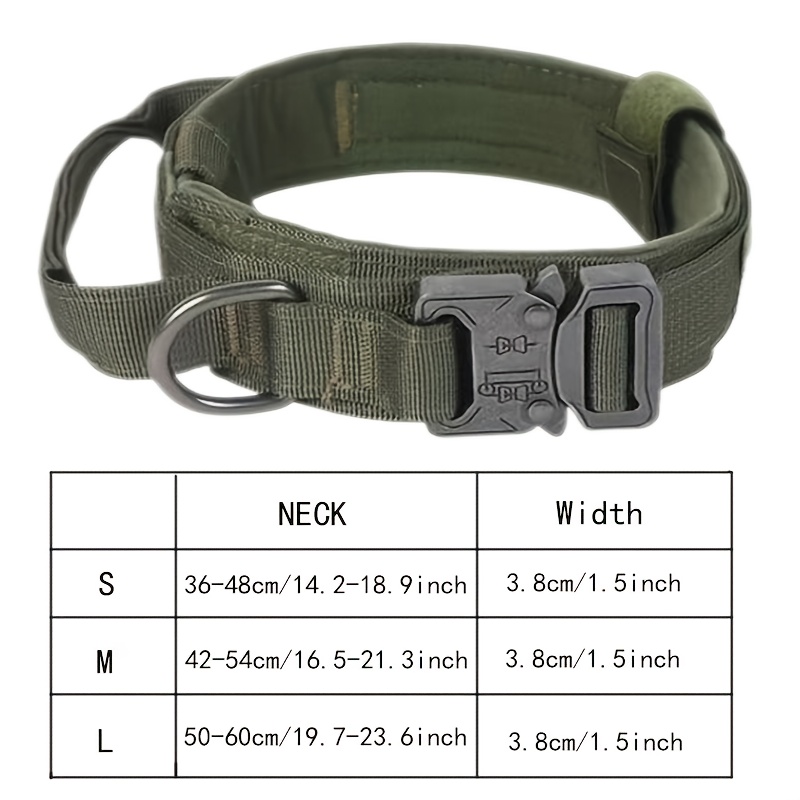 Adjustable Heavy Duty Dog Collar and Leash Set with Reflective Training Leash