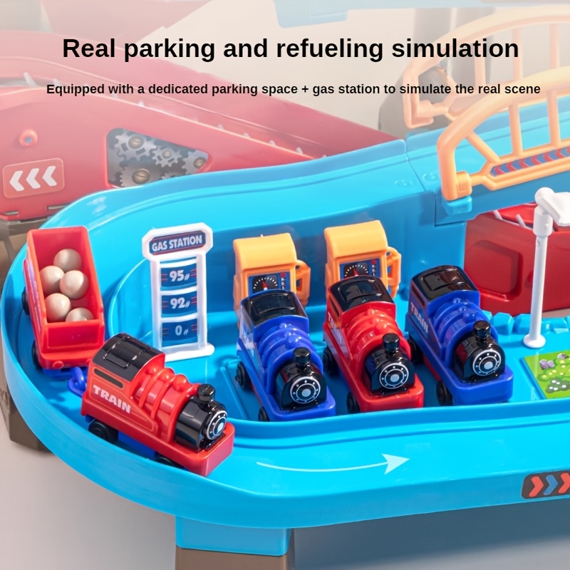 Kids' Electric Train with Track for Mountain Adventures