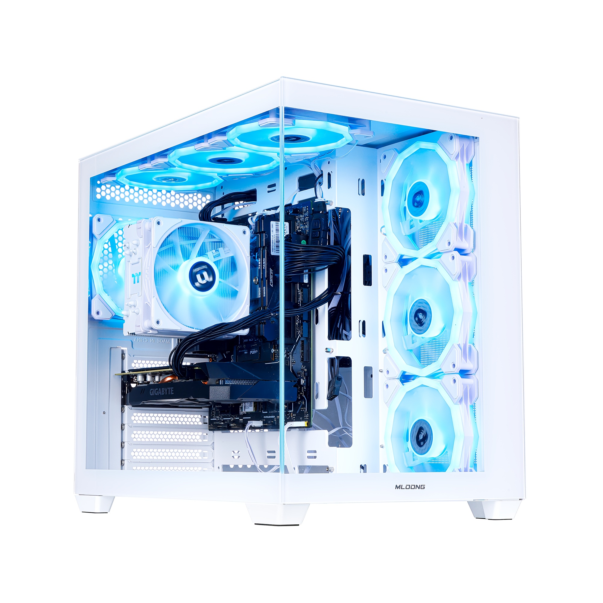   gaming pc   7 8700f     5060ti 32gb   1tb ssd rgb lighting 360mm liquid cooling gaming desktop with   graphics