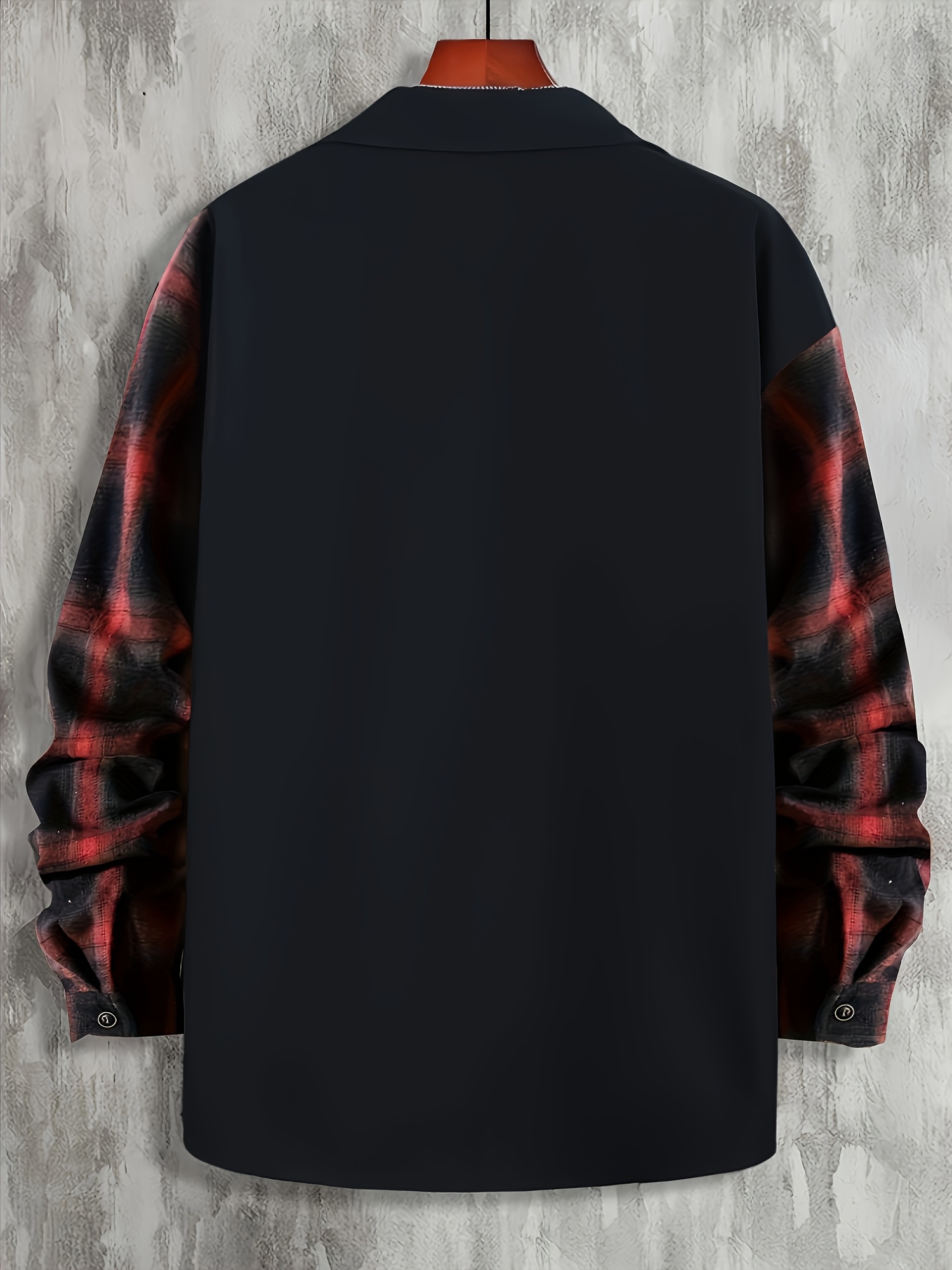 قميص رجالي كاجوال بأكمام طويلة بنقشة مربعات مع جيوب - نمط عمل كلاسيكي، ياقة بأزرار، قماش غير مطاطي، قصة عادية، قميص متعدد الاستخدامات للربيع/الخريف، ملابس عمل كاجوال | قميص بنقشة مربعات | قميص بياقة بأزرار