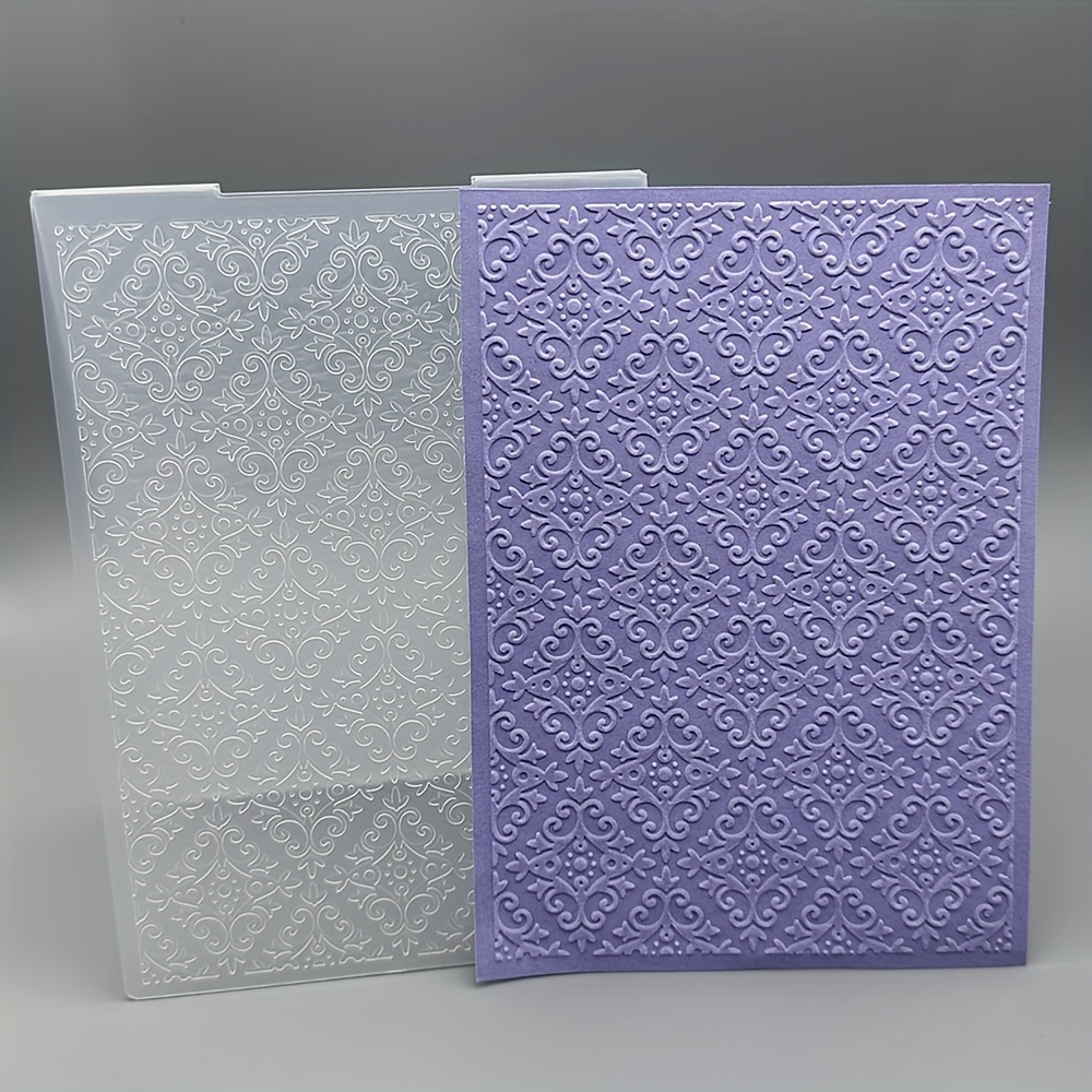 TEMU Classic Pattern 5x7 Embossing Folder - Various Occasions And Crafting Card, Scrapbooking Diy Albums, Gift Tags & More