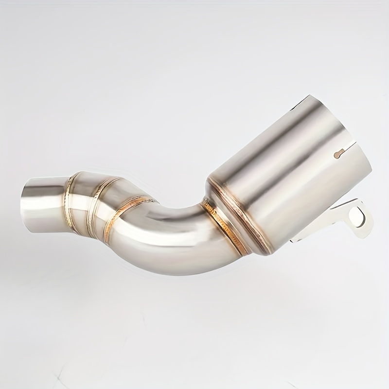 390 adventure stainless steel exhaust midsection no drums design professional motorcycle exhaust modification for original factory   road motorcycle upgrade sleek metallic     construction motorcycle accessories details 5