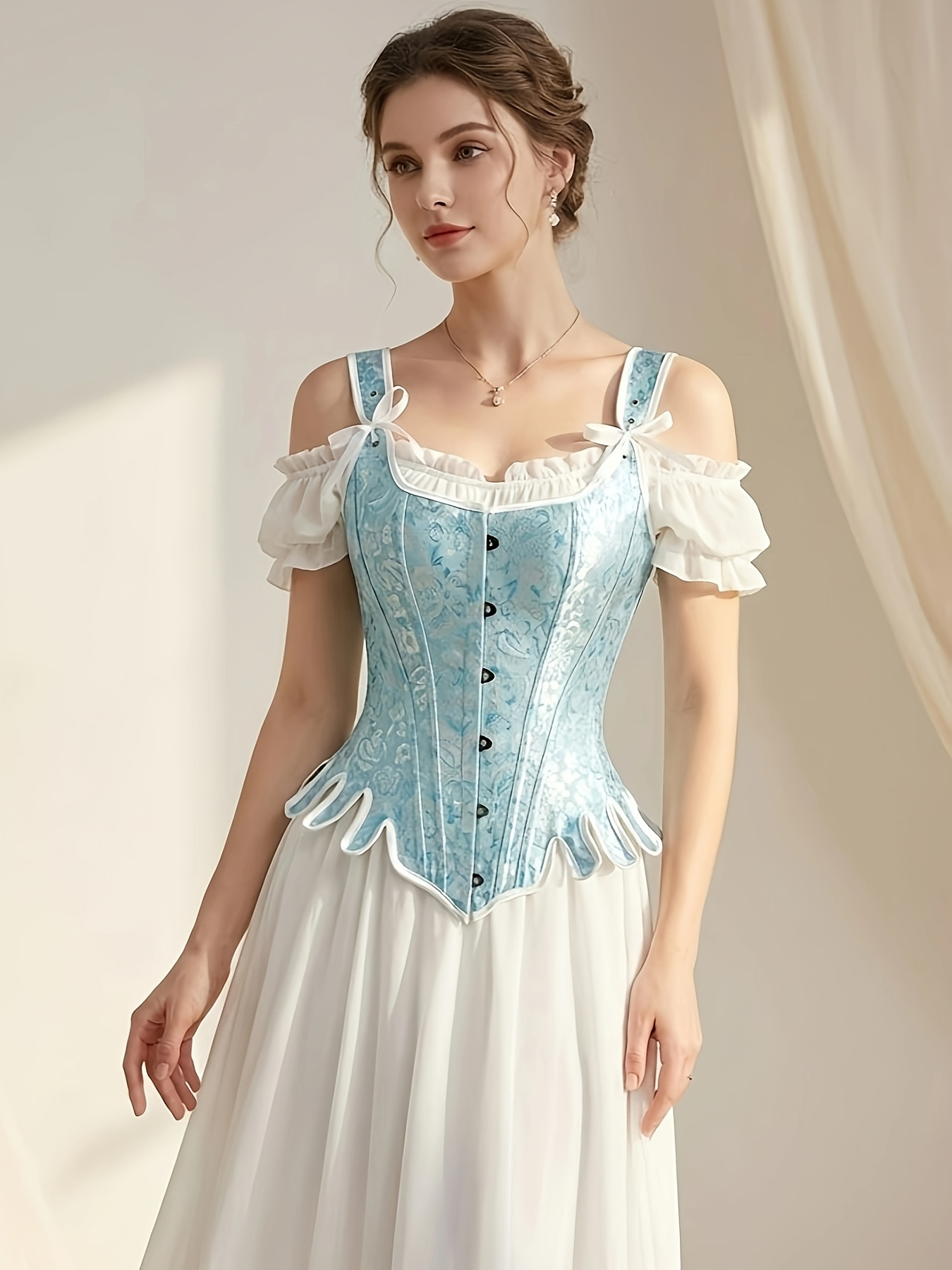 baroque style flower jacquard fabric fitted - Temu