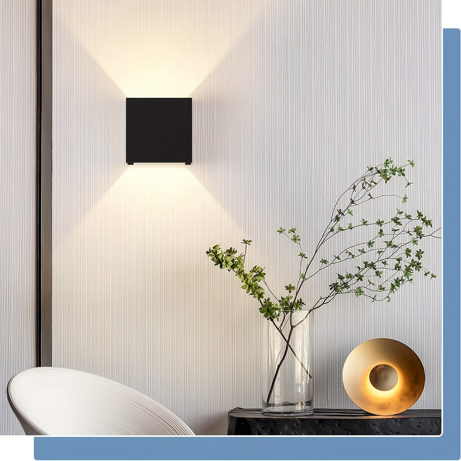 

Black Wall Sconce Up And Down Wall Replaceable G9 House Wall Light 3000k Wall Lighting For , Hotel Commercial Use.