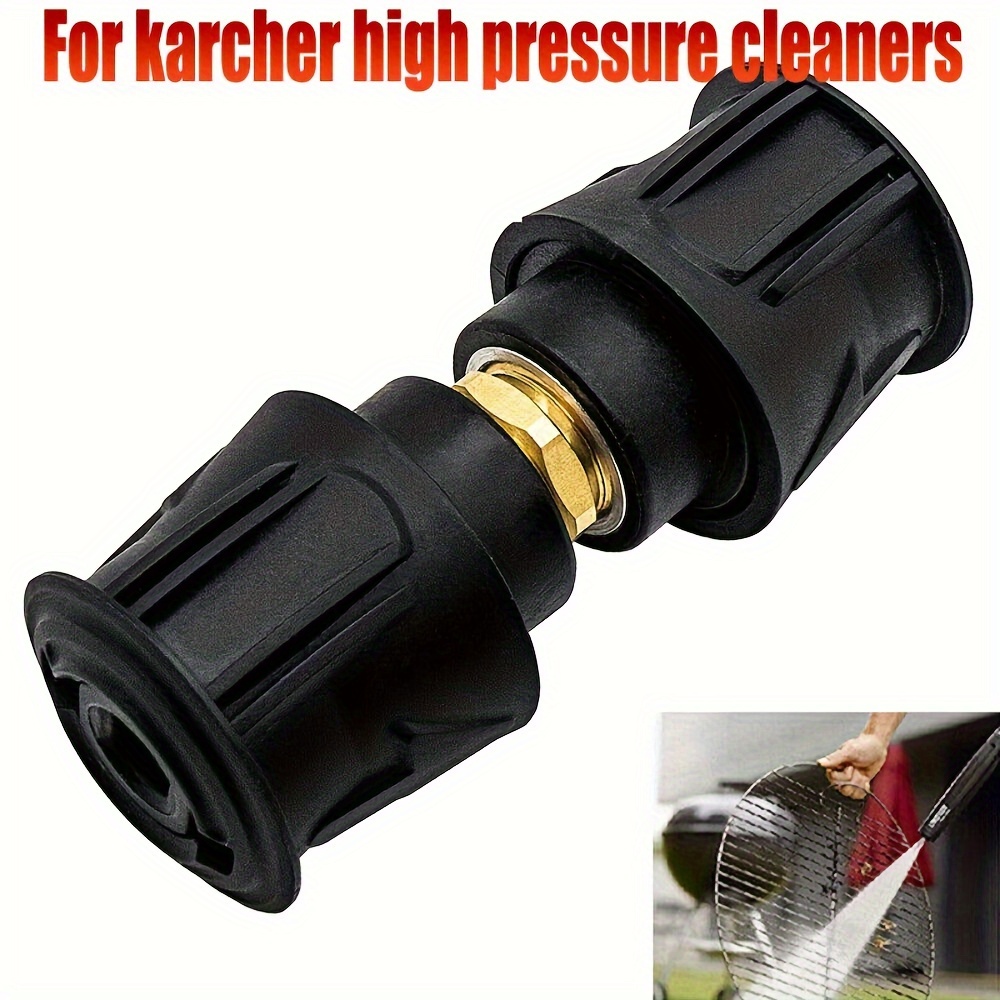 

Compatible High-pressure Washer Hose Extension - Brass & Plastic, Connect, Fit