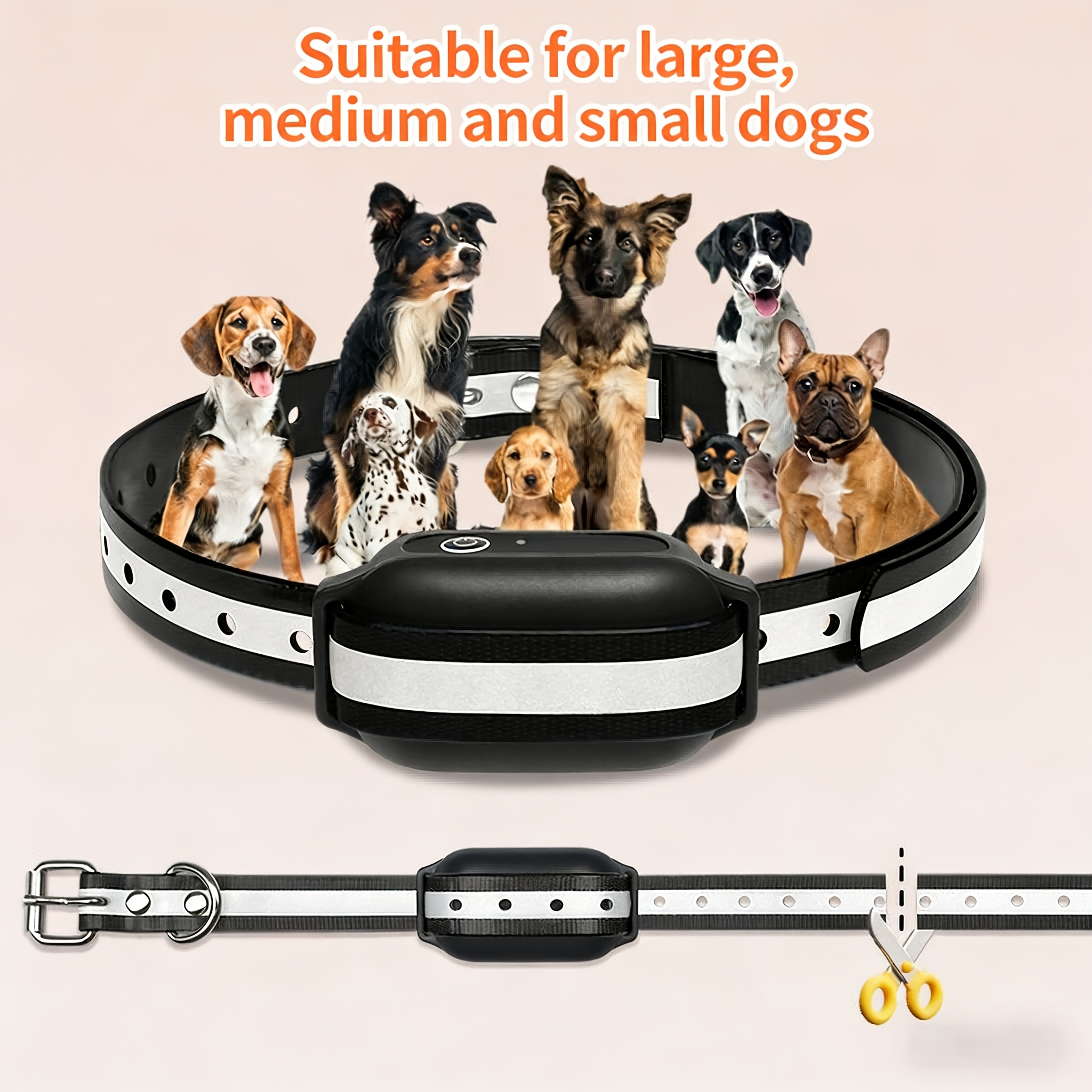 Pet Dog Training Collar Kit Efficient Adjustable Collar Intelligent Remote Control Dog Training Device - Image 3