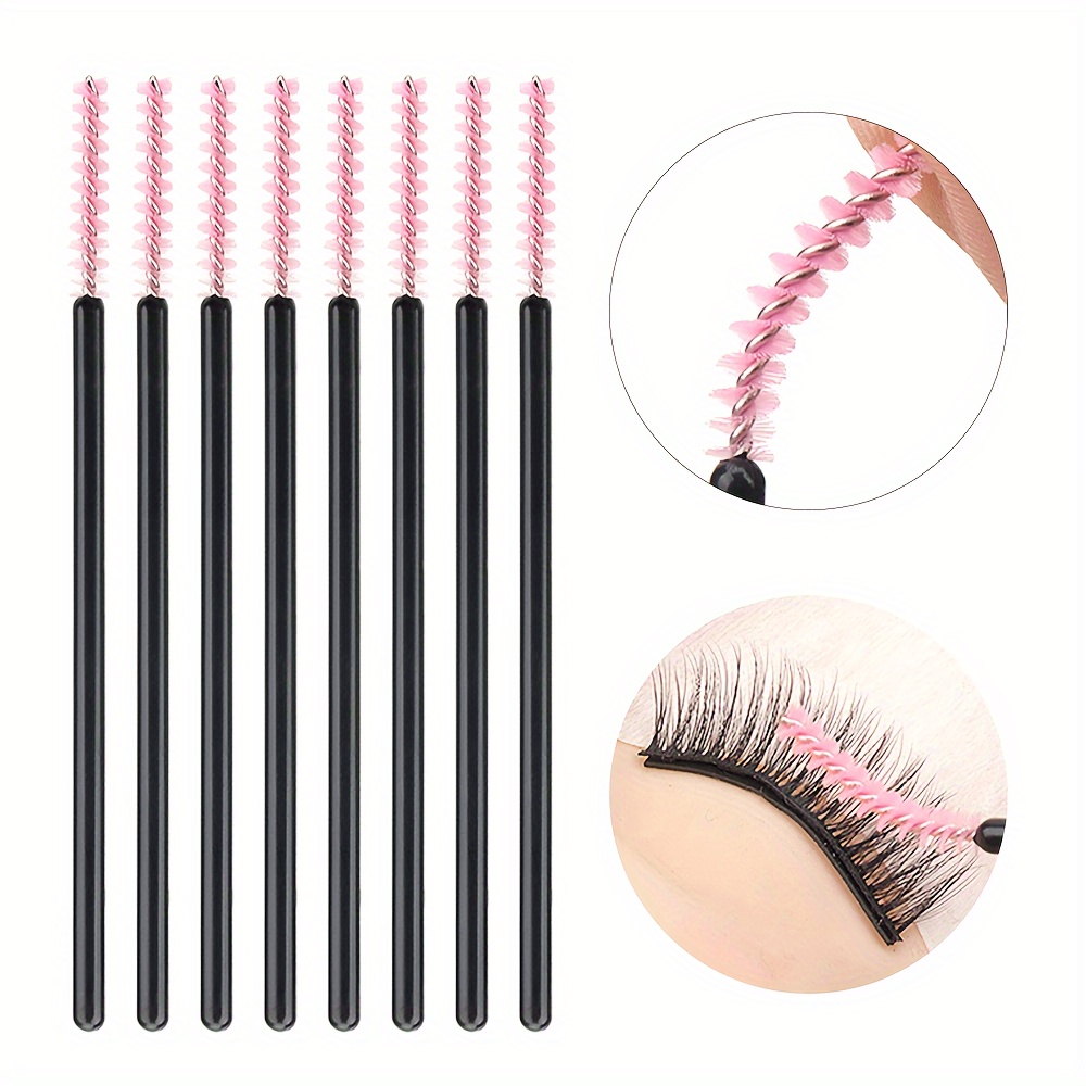 

50pcs Premium Eyebrow And Mascara Brush, Makeup Brush Applicator Set For Eyelashes Extension And Eyebrows Makeup
