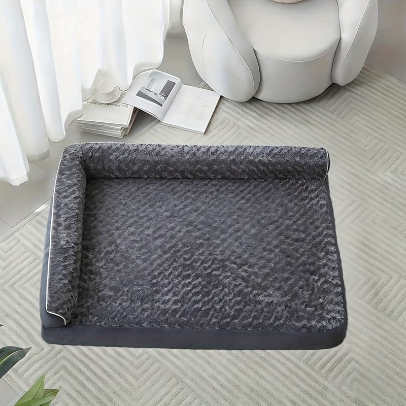 TEMU 1 XL Grand Lit pour Chien et Design de Canapé Épaissi, Adapté à Toutes , Salon , Nid pour Animaux de Compagnie, Détachable et Lavable, Fond
