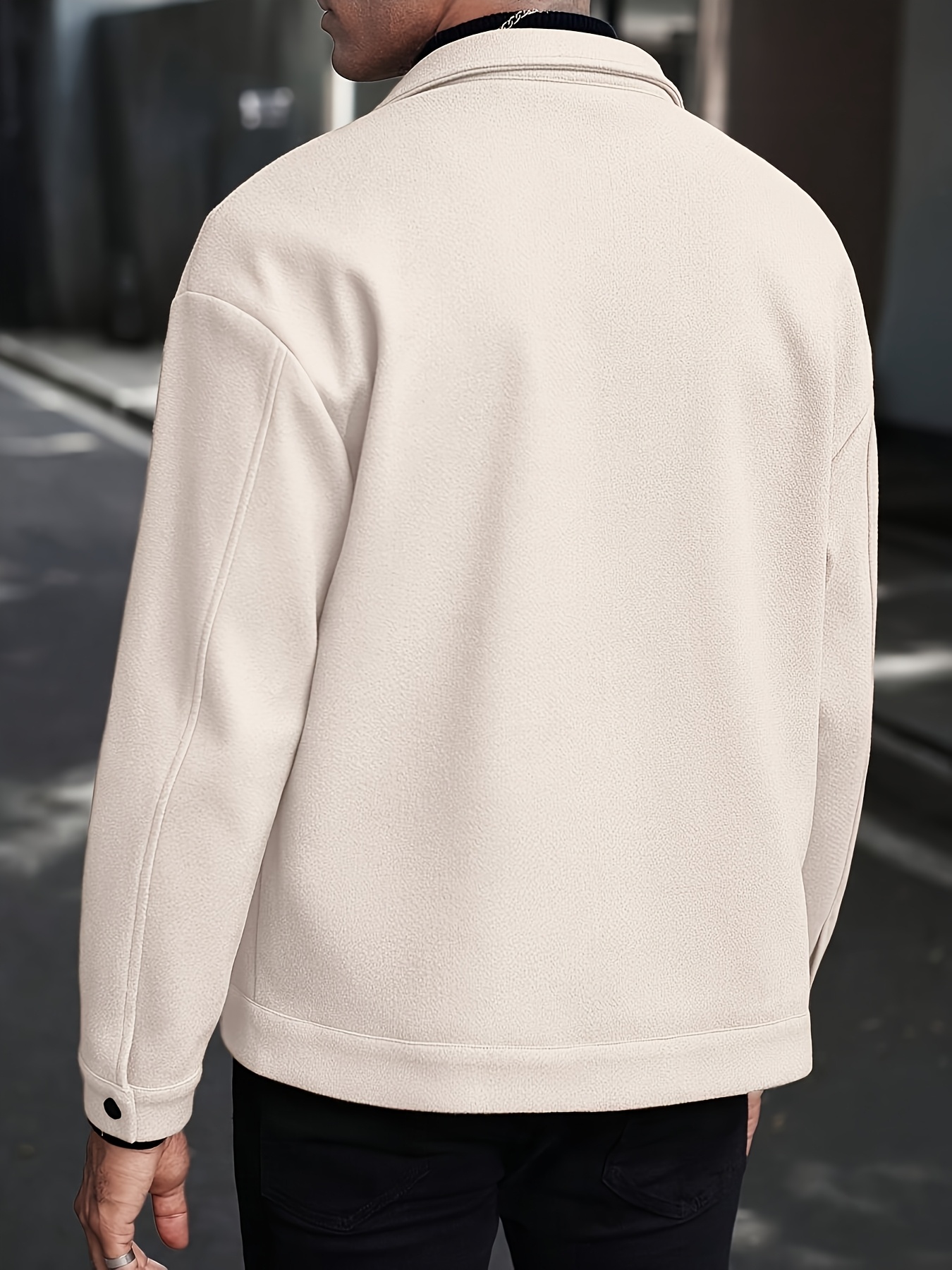 New Cross-Border Trendy Lapel Jacket, Men'S Loose And Versatile, Casual Short Coat, British Style Menswear