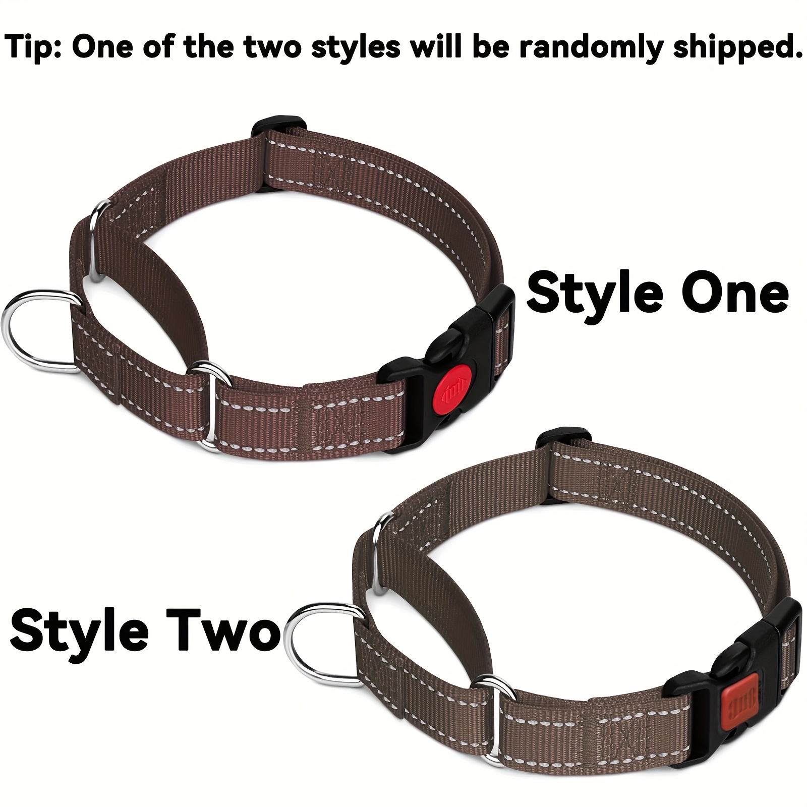 Martingale Hundehalsband Reflektierend – Verstellbares Nylon-Halsband Mit Schnellverschluss Für Kleine Bis Große Hunde