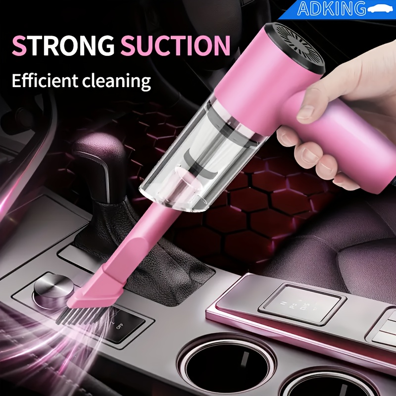 powerful 12v vacuum cleaner with handheld design   for pethair dust and     accessory kit