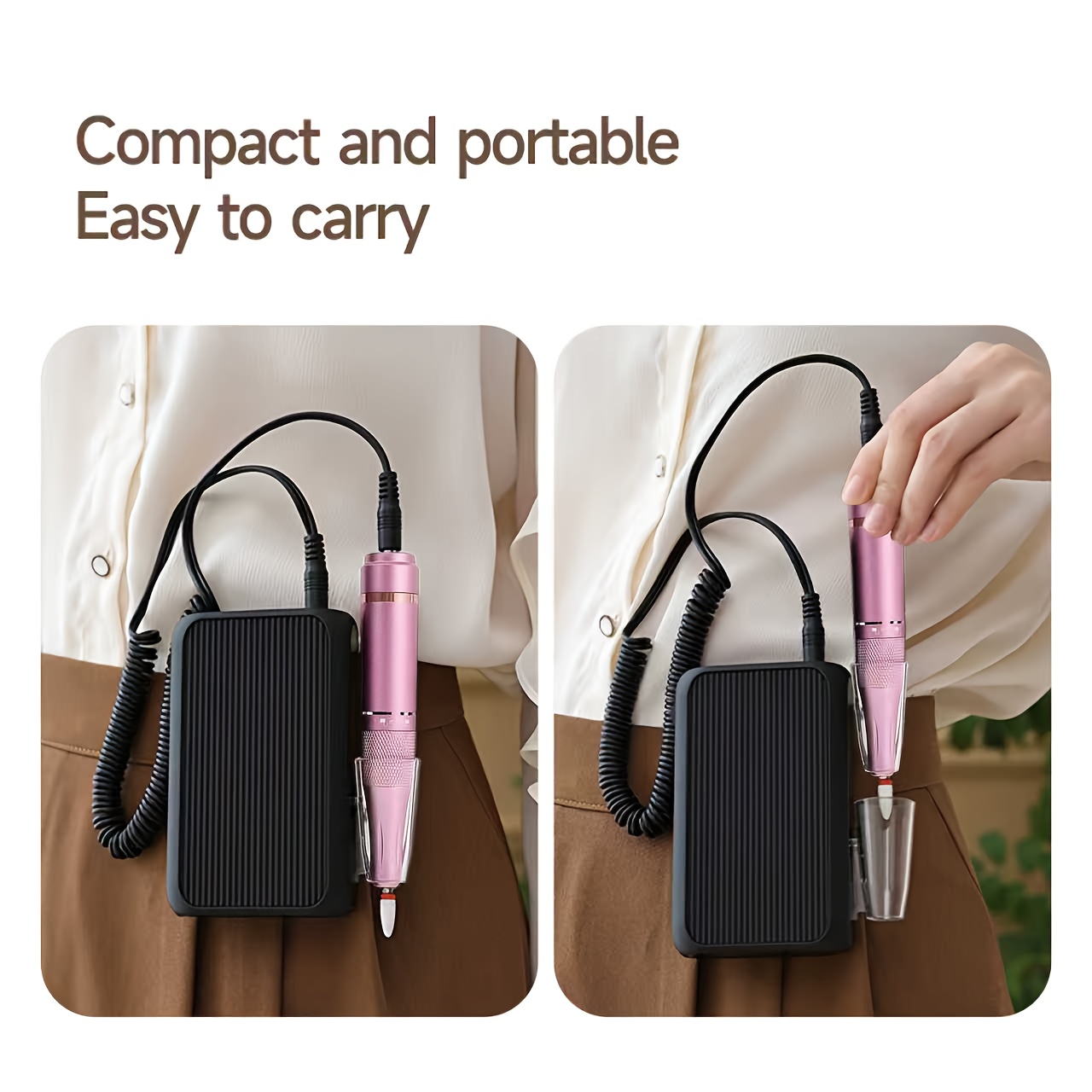 Portable Electric Nail Grinding Machine with 7 Bits