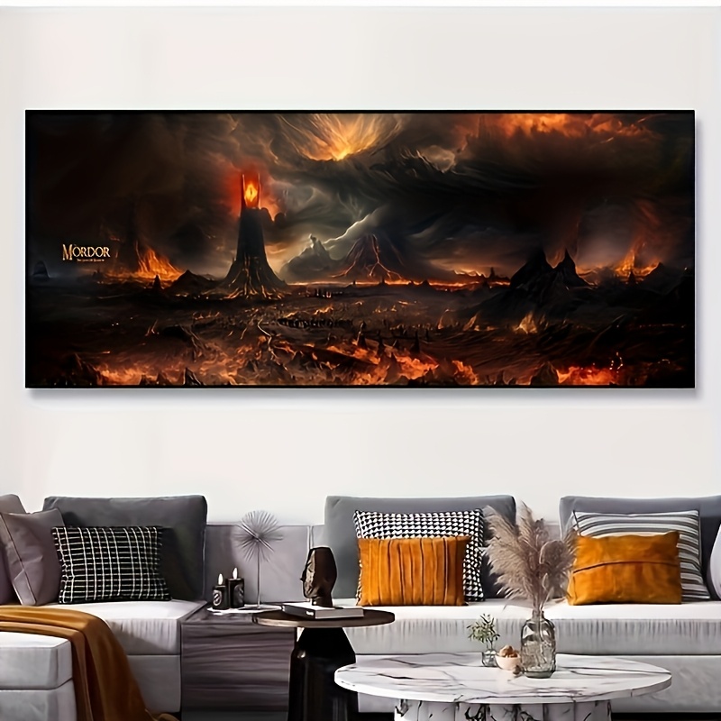 

1pc Of The Canvas Art Print, Doom , Decor For And