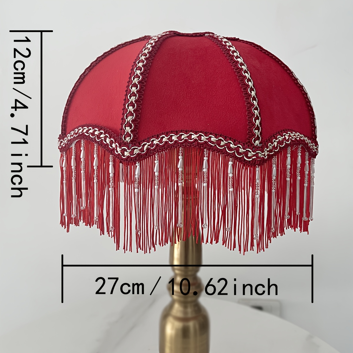 amerikanischer vintage tischlampenschirm rustikaler stil