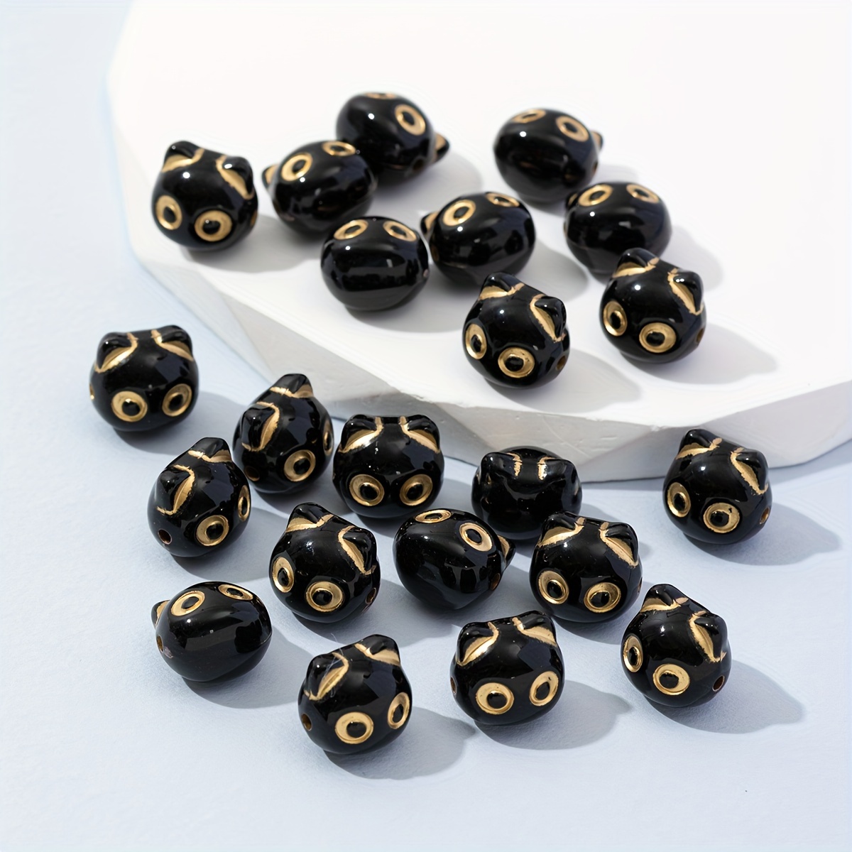 20 Acrylic Heads Suitable For Bracelet And Necklace Jewelry Making
