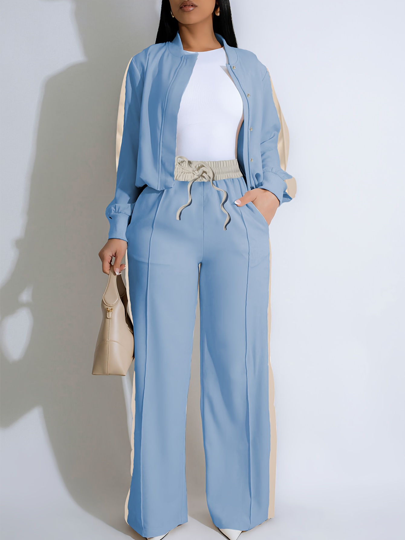 color   loose womens casual two piece set yf012 details 30