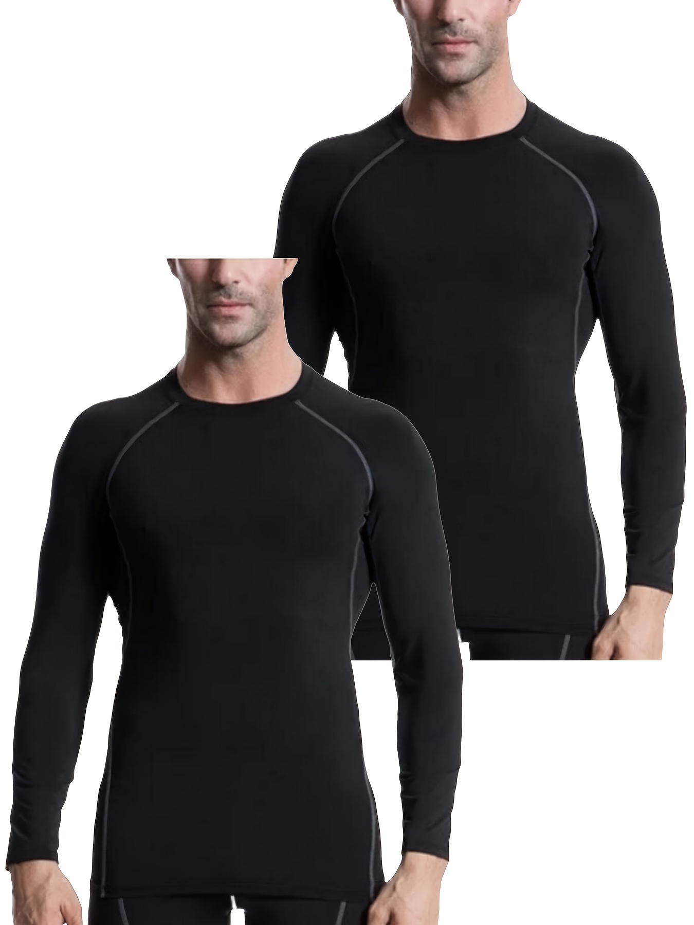 Dropship Men's Athletic Long Sleeve Compression Shirts Cool Dry Sport  Workout Underwear Shirt,Athletic Base Layer Top to Sell Online at a Lower  Price