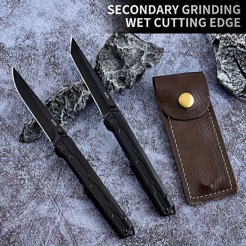 VERY SHARP Military Stainless Steel Fixed Blade Knife Folding Self