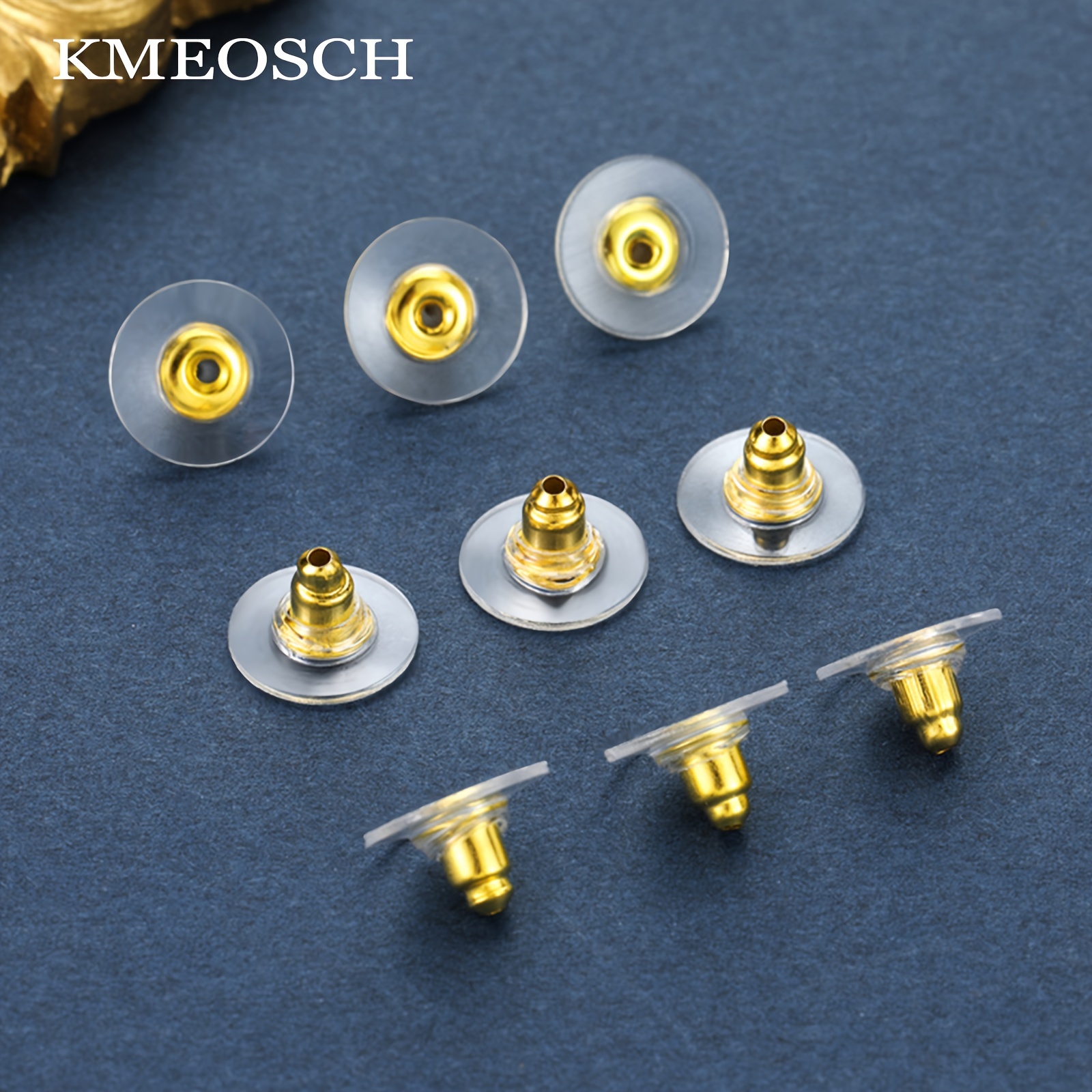 

Kmeosch Earring Backs For & Heavy Ears - Bullet Clutch Findings For Jewelry Making