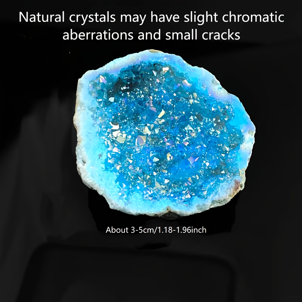 1pc Of Natural Original Stone-sky Halo White Agate Half-moon Irregular Shiny Jewelry, Making, Home Decoration, Party Layout, Unique Gift Ideas.
