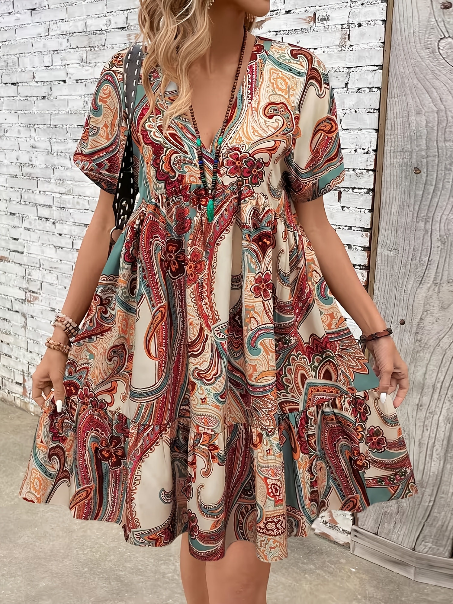 temu boho dress boho dresses sold on Temu United States