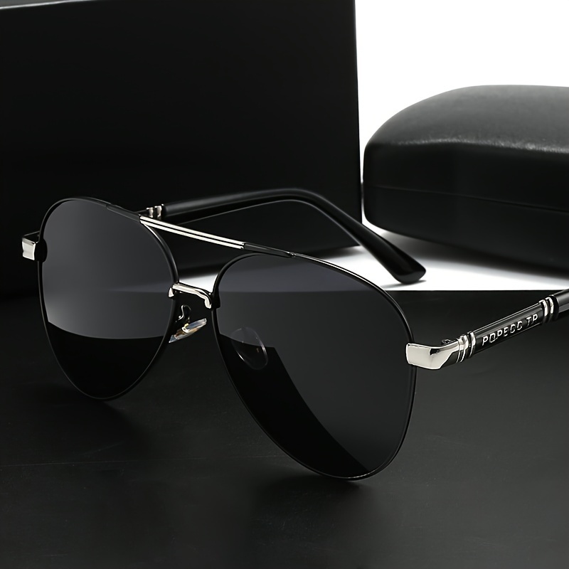 Polarized Sunglasses Large Frame Driver's Riding Glasses - Temu