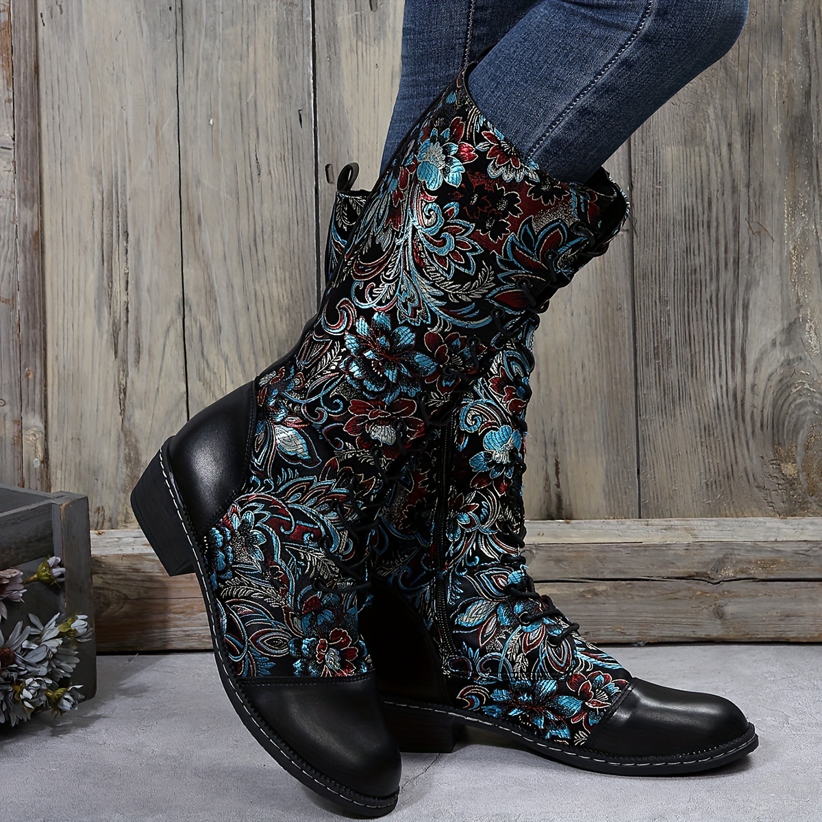 Boots Blumen Westernstiefel Blumen Dr Martens Blumen Stiefel