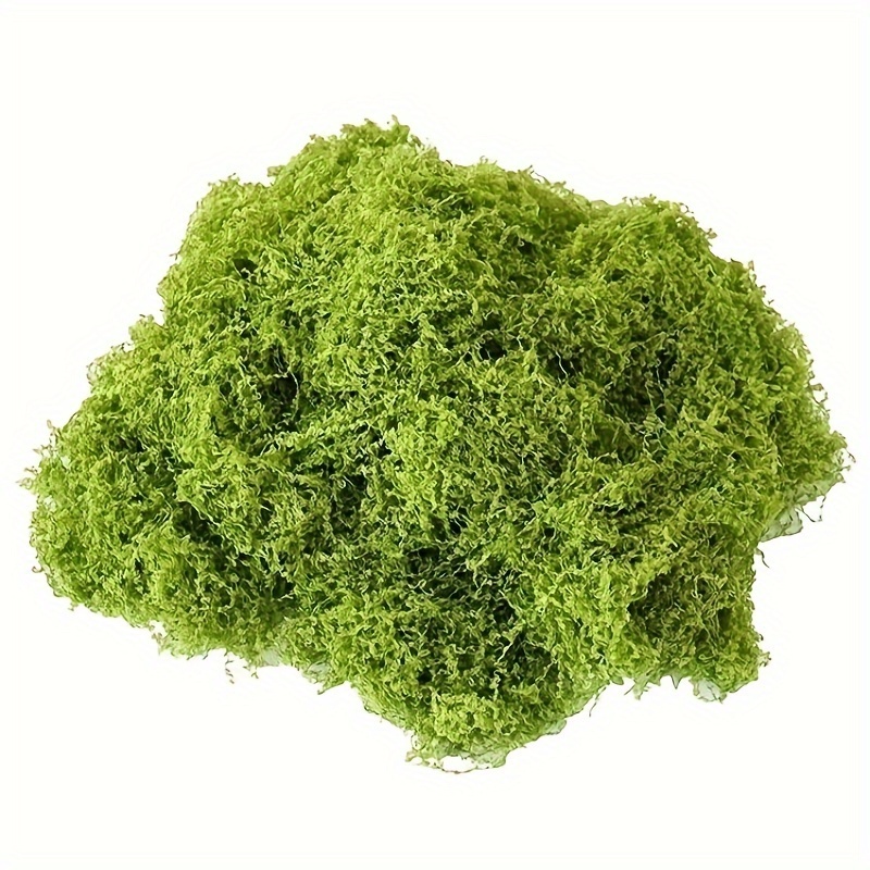 Musgo artificial artificial de musgo verde para plantas, césped de jardín,  manualidades, decoración de boda (paquete pequeño de 0.71 oz/20 g/ paquete